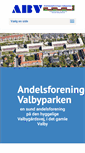 Mobile Screenshot of ab-valbyparken.dk